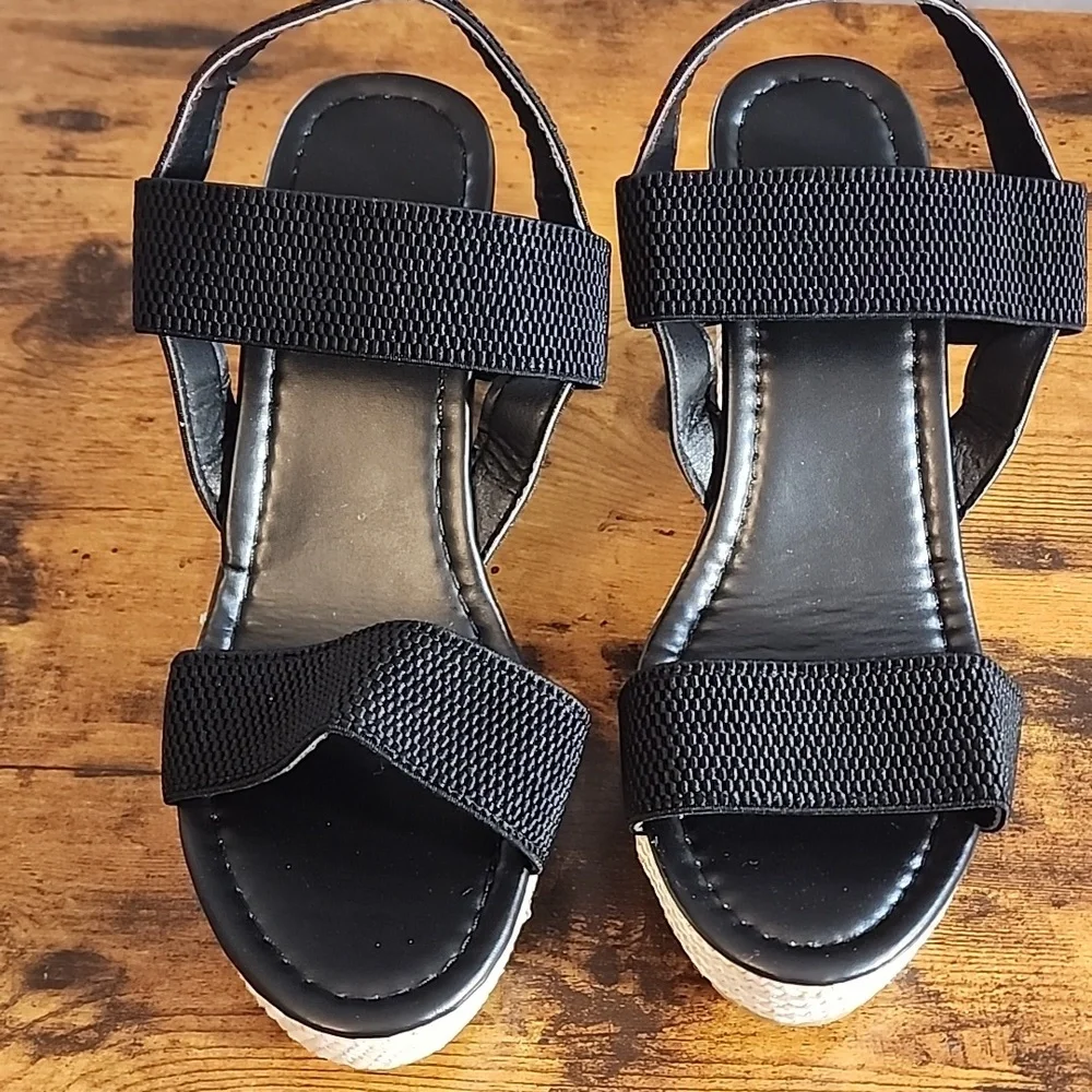 Women's Wedge Heel Platform Sandals, Plus Size, Cross-Border, Espadrille